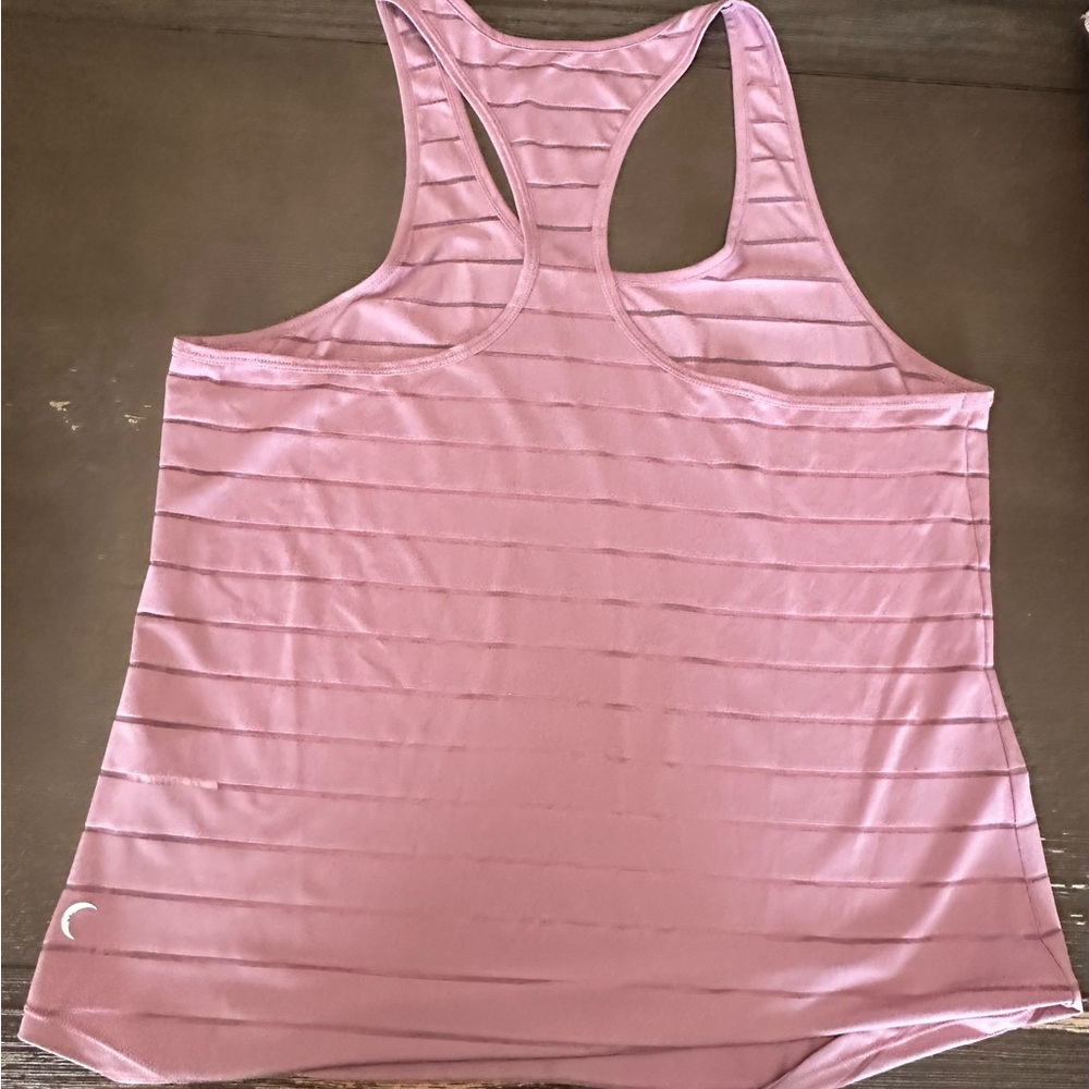 ZYIA Active Havana Racerback Top EUC Size Large Mauve Lilac Purple